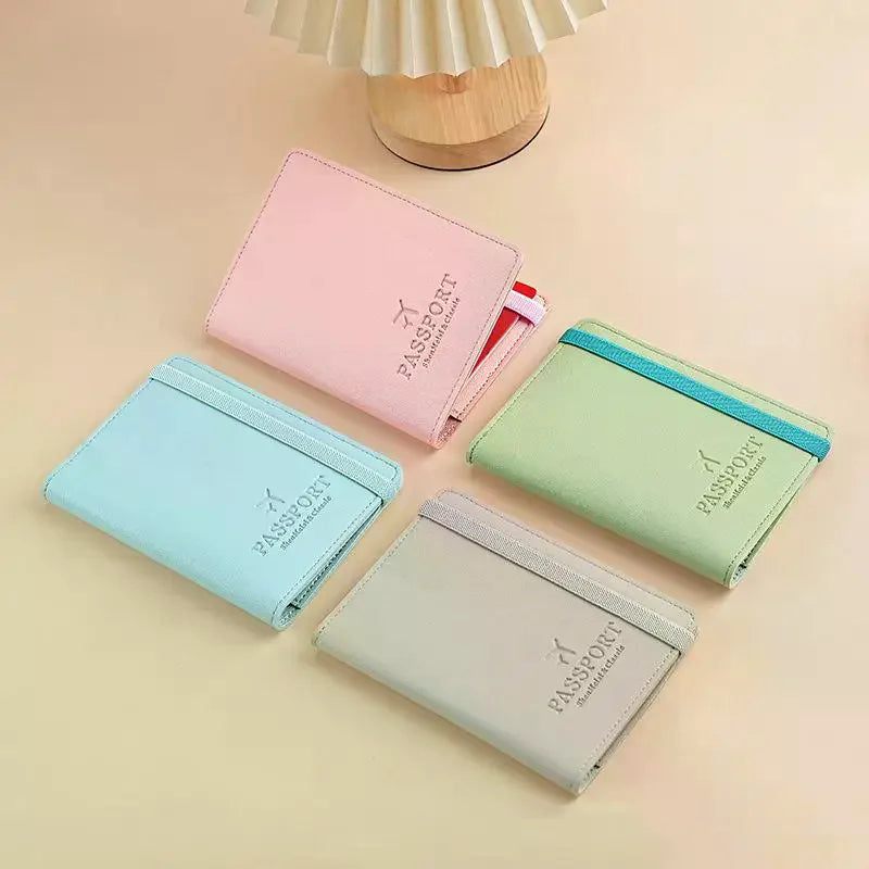 Waterproof PU Leather Passport Holder & Travel Wallet