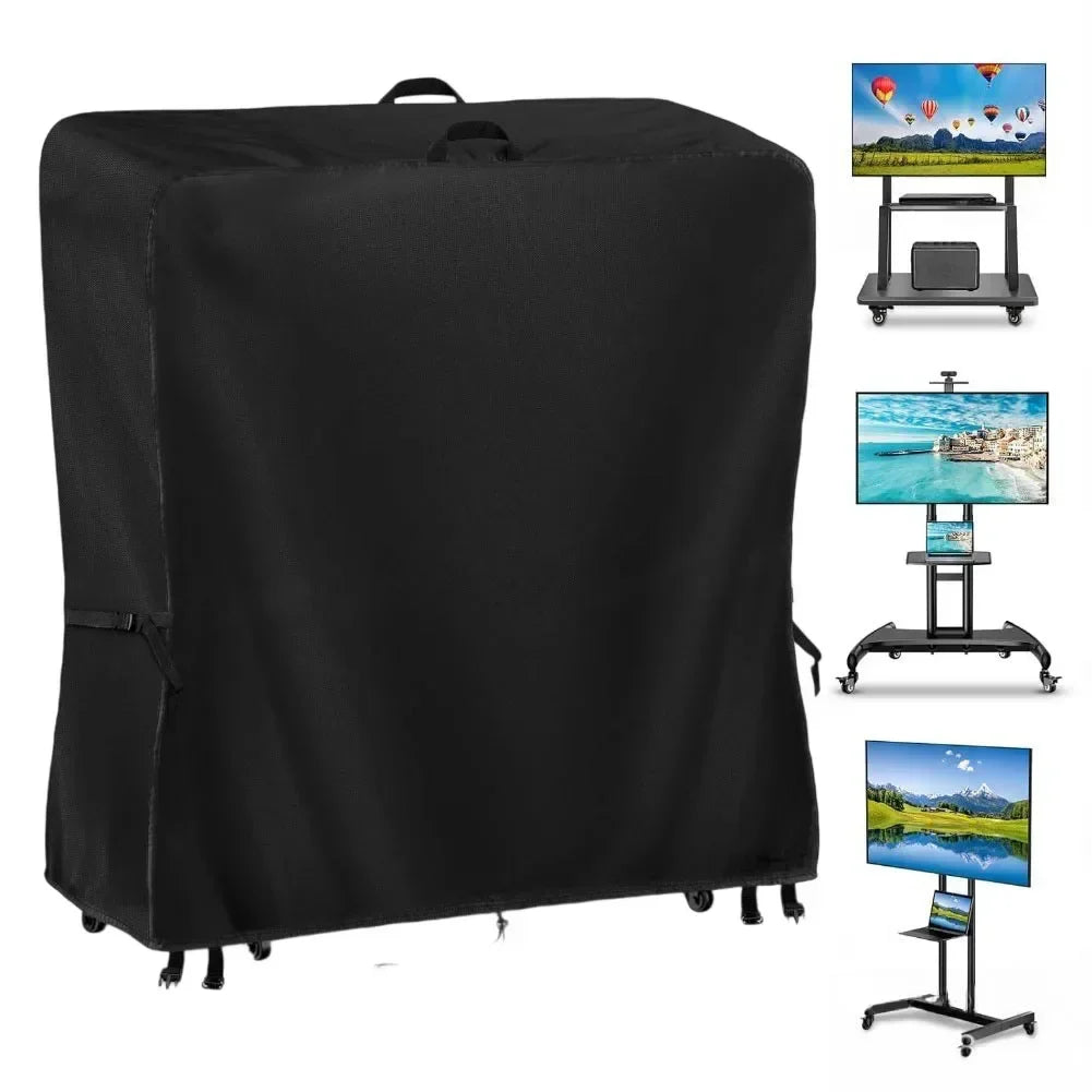 Waterproof Outdoor TV Cart Cover | Heavy Duty Oxford Cloth 45–50"
