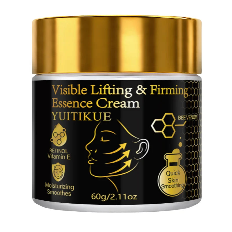 YUITIKUE Bee Venom Lifting Firming Cream 60g Retinol & Vitamin E Moisturizing Essence Cream for Smoother, Youthful Skin Peaceful Pleasures Health and Wellness 1pc
