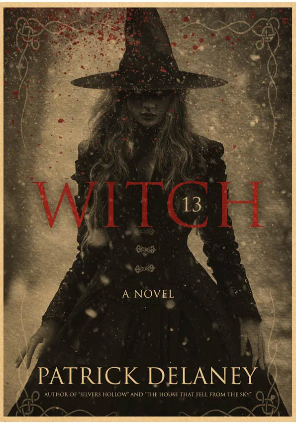 Kitchen Witch Retro Canvas Wall Art Poster | Vintage Brew Print