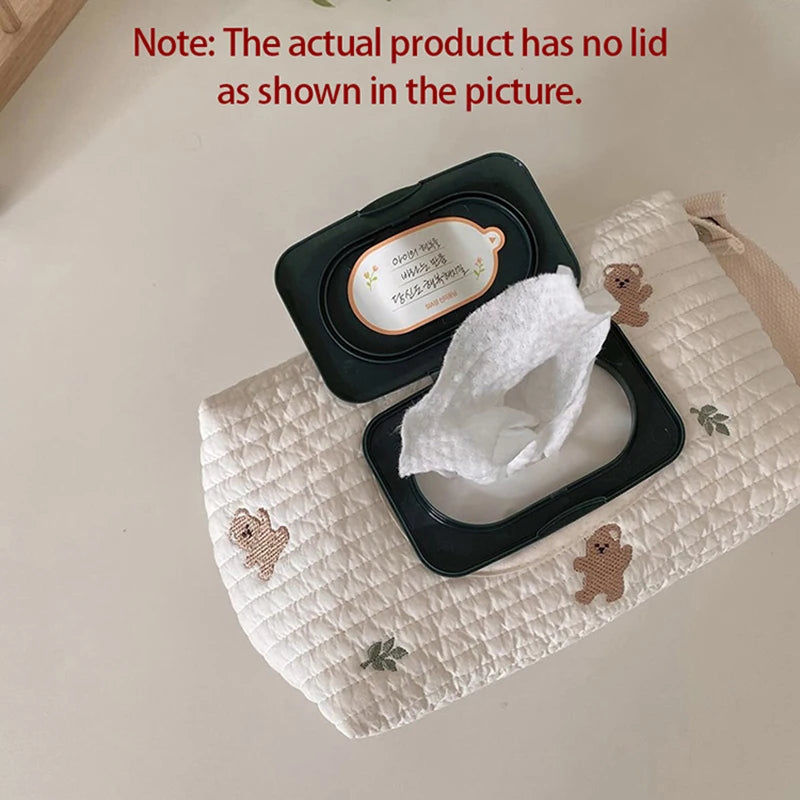Baby Wet Wipes Case | Hanging Cloth Tissue Pouch Dispenser
