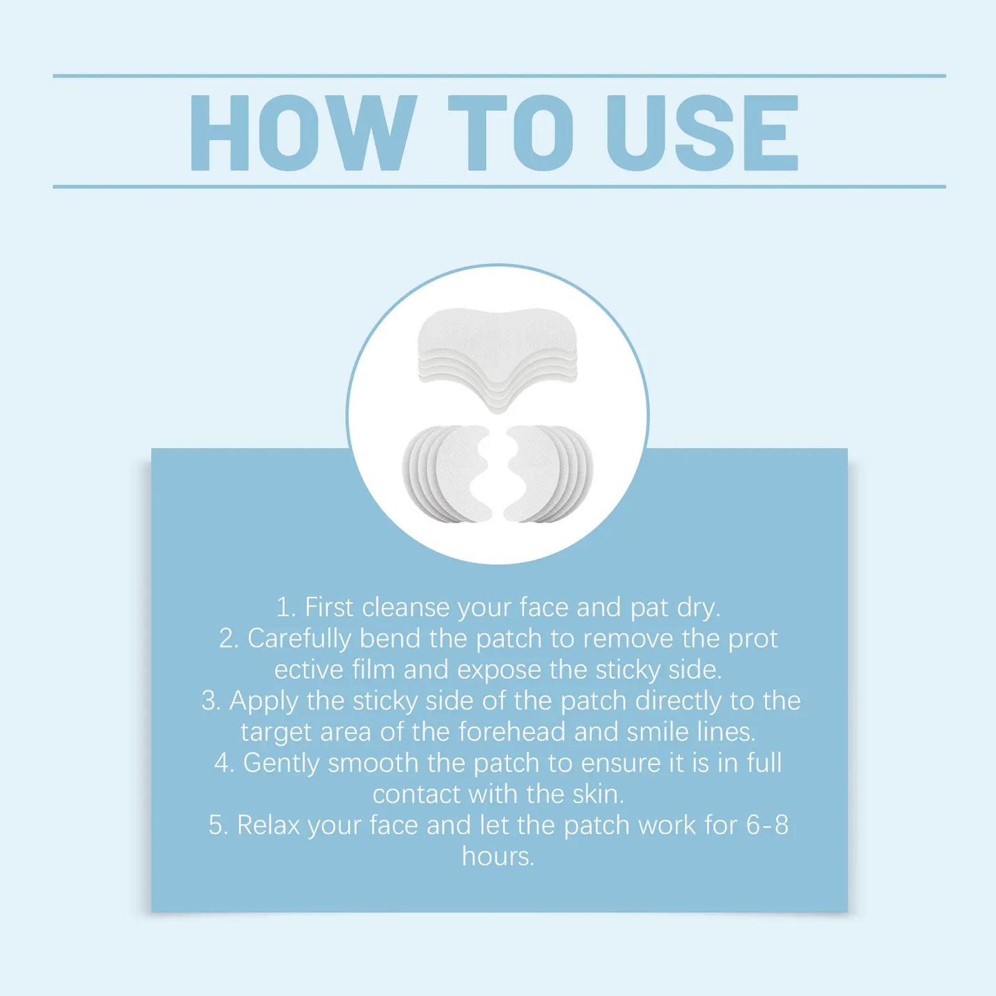 Eelhoe Wrinkle Patches – Forehead & Smile Line Firming Mask