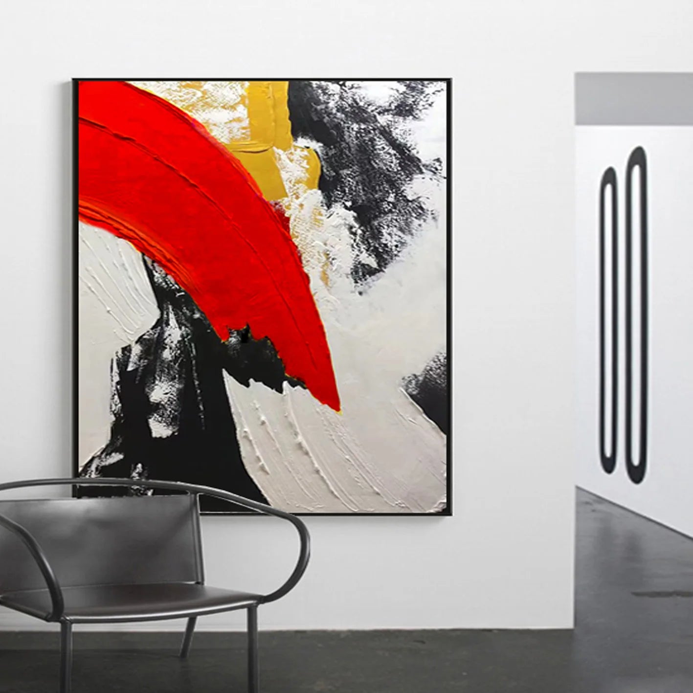 Personalized Gifts ，Hand made Abstract Oil Painting Wall Art, Modern large wall picture, Living Room Art, Acrylic Canvas Peaceful Pleasures Health and Wellness