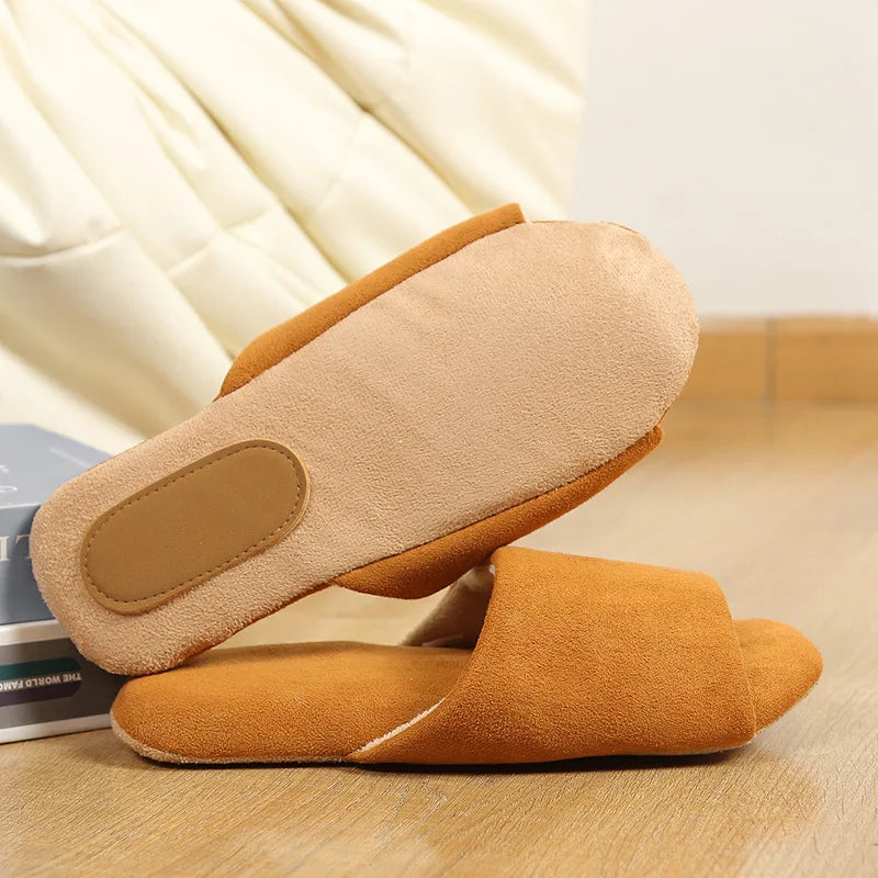 Non-Slip Indoor Slippers | Lightweight Suede Couple Home Shoes