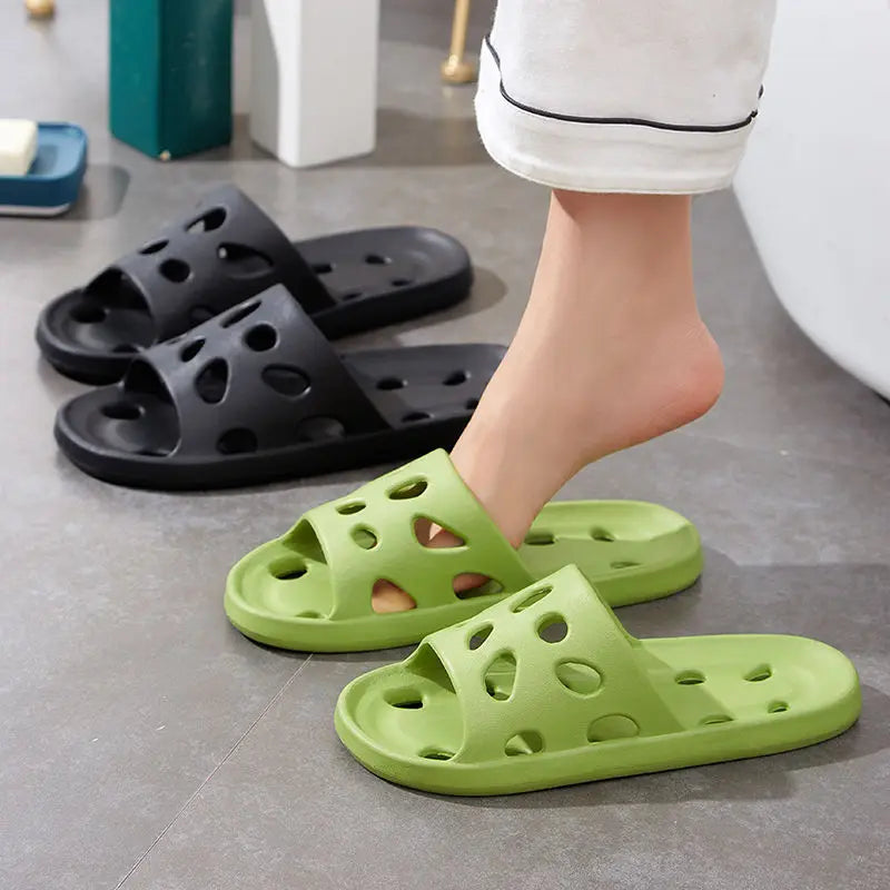 Women's Non-Slip Shower Slides | EVA Quick-Dry Bath Slippers