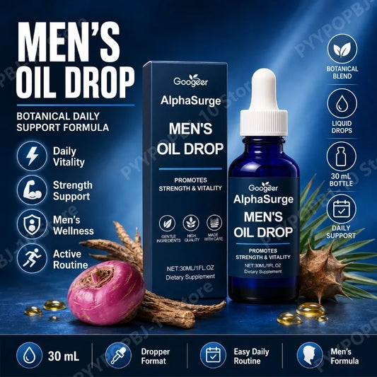 Men's Vitality Oil Drop 30ml | Maca, Tribulus & L-Arginine Men's Vitality Supplement Peaceful Pleasures Health and Wellness