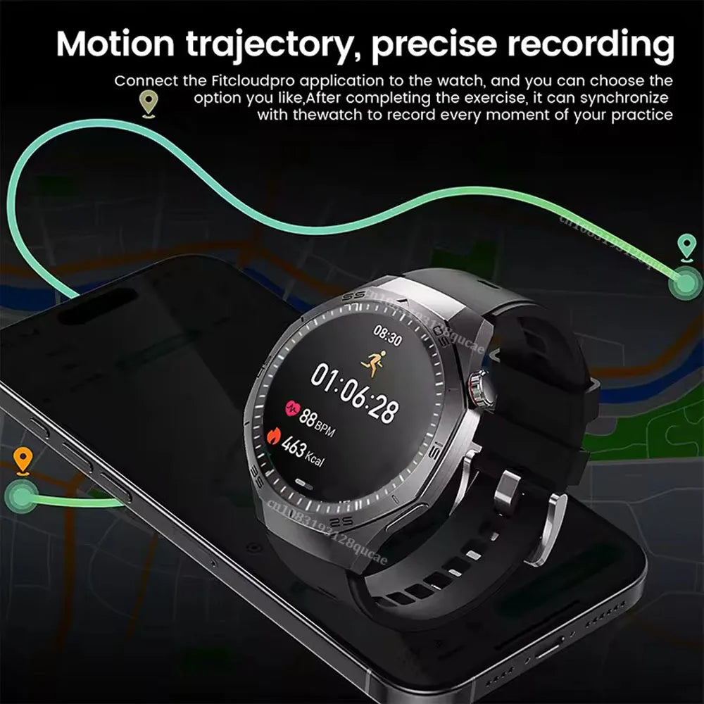 2026 New Smart Watch Men's 1.52 HD Screen Bluetooth Talk Heart Rate Monitor Men Women NFC Outdoor Sport Tracker Smart Watch MA27 Peaceful Pleasures Health and Wellness