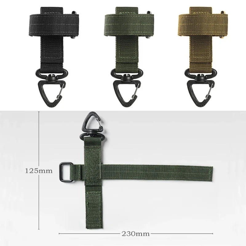 Outdoor Tactical Multi-purpose Nylon Hook Gloves Safety Clip Climbing Rope Camping Hanging Buck for Outdoor Camping multitool Peaceful Pleasures Health and Wellness