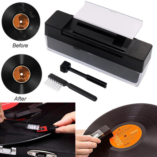 Anti Static Vinyl Record Cleaner Cleaning Brush Dust-Remover for Vinyl Record Player Dust-Remover-Brush Turntables Cleaning Kit Peaceful Pleasures Health and Wellness Default Title