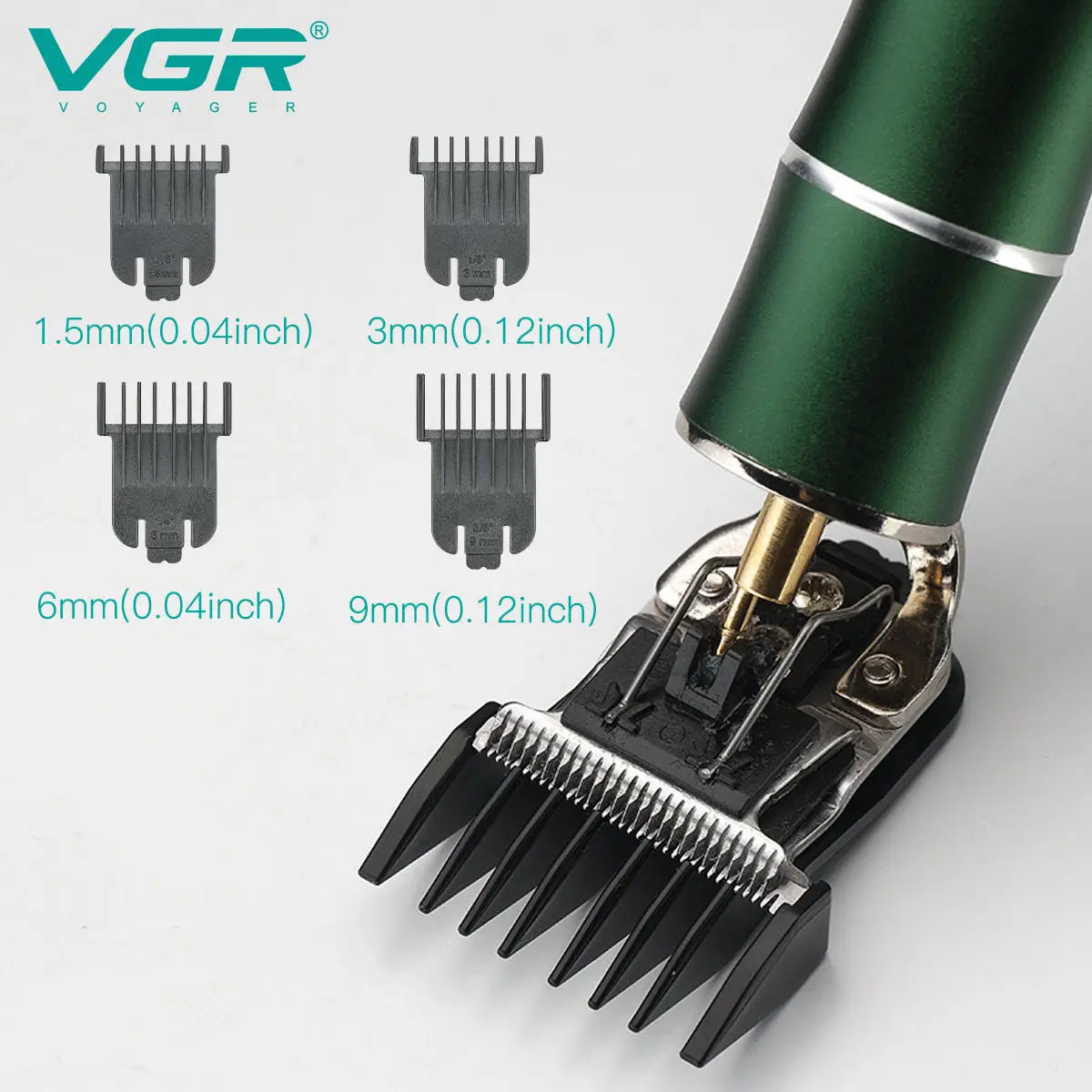 VGR Retro Metal Electric Hair Clipper Household Oil Head Carving Electric Push Clipper T-shaped Blade Hair Trimmer V-193 Peaceful Pleasures Health and Wellness