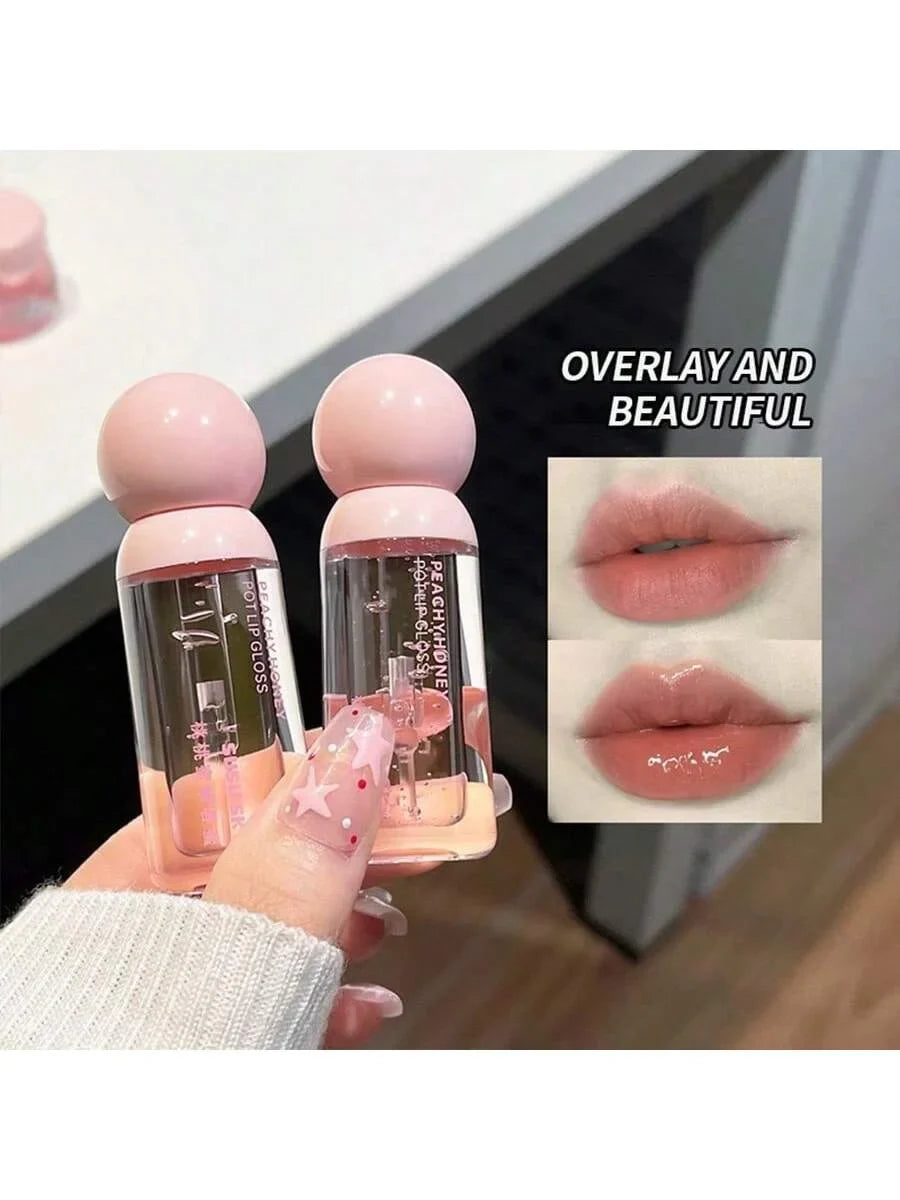 Peach Honey Lip Mask & Lip Honey Set – 24Hr Moisturising