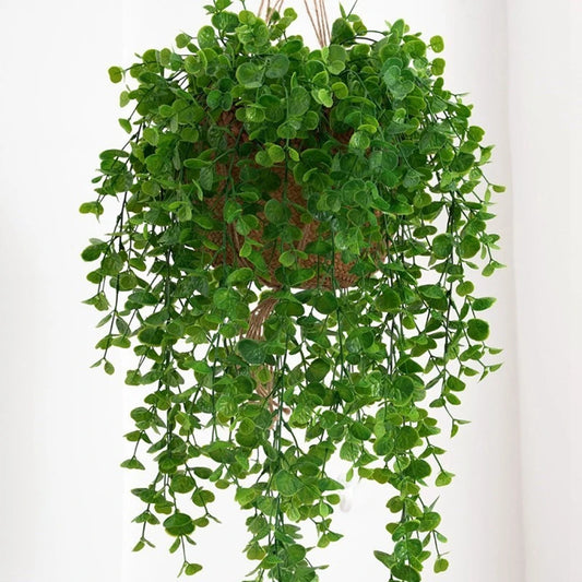 Artificial Ivy Eucalyptus Vine Wall Hanging Decor – 64cm Artificial Hanging Vine Peaceful Pleasures Health and Wellness