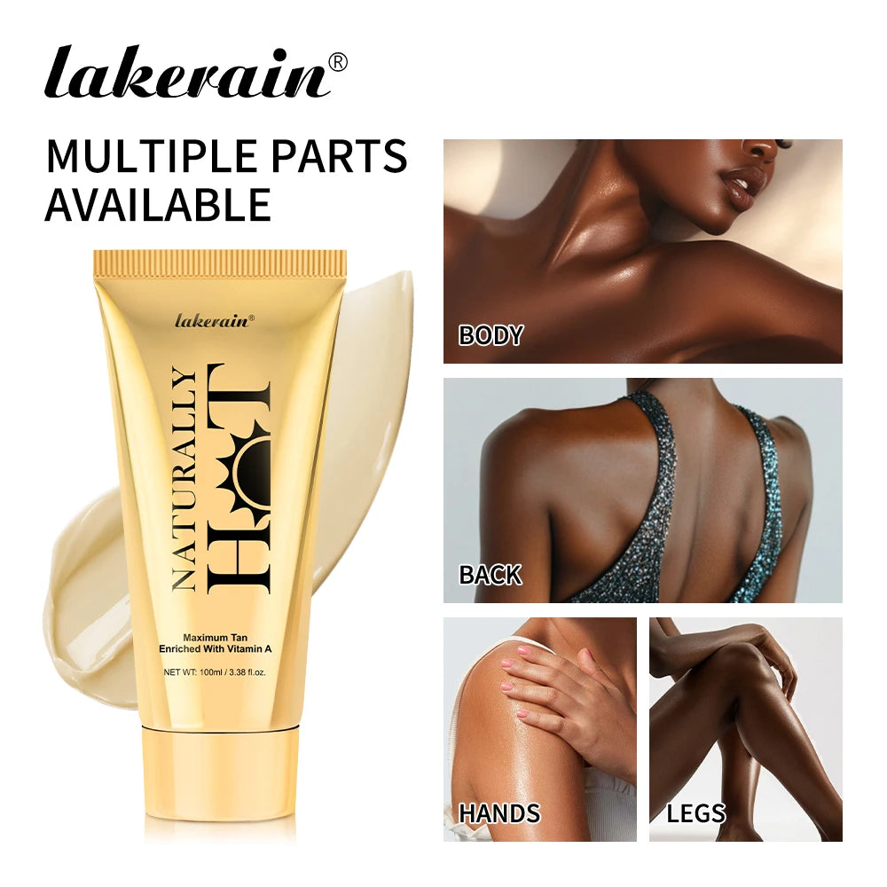 Hot Tanning Cream – Natural Bronzer, Long-Lasting Glow | 100ml