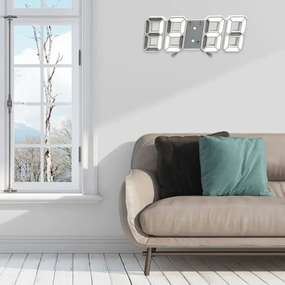 Digital Decoration for Bedroom Desk Watches Led Wall Clock Living Room Alarm Modern Home and Decoration Electronic Table Decor Peaceful Pleasures Health and Wellness