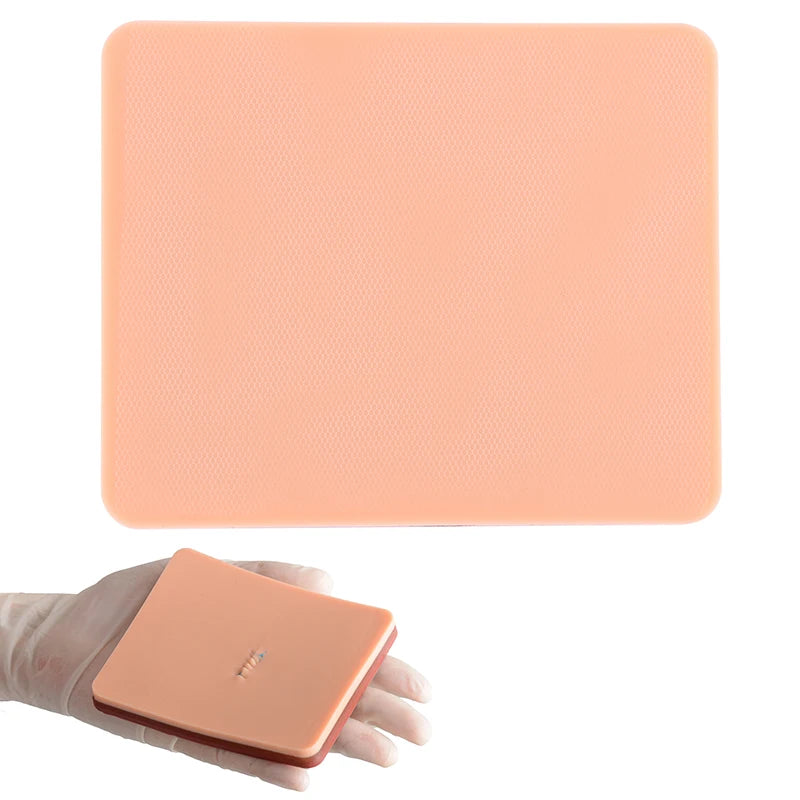 Silicone Simulation Skin Suture Training Model Surgical Suture Knotting Teaching Pad Gadgets Self Designed Wounds Reusable Peaceful Pleasures Health and Wellness