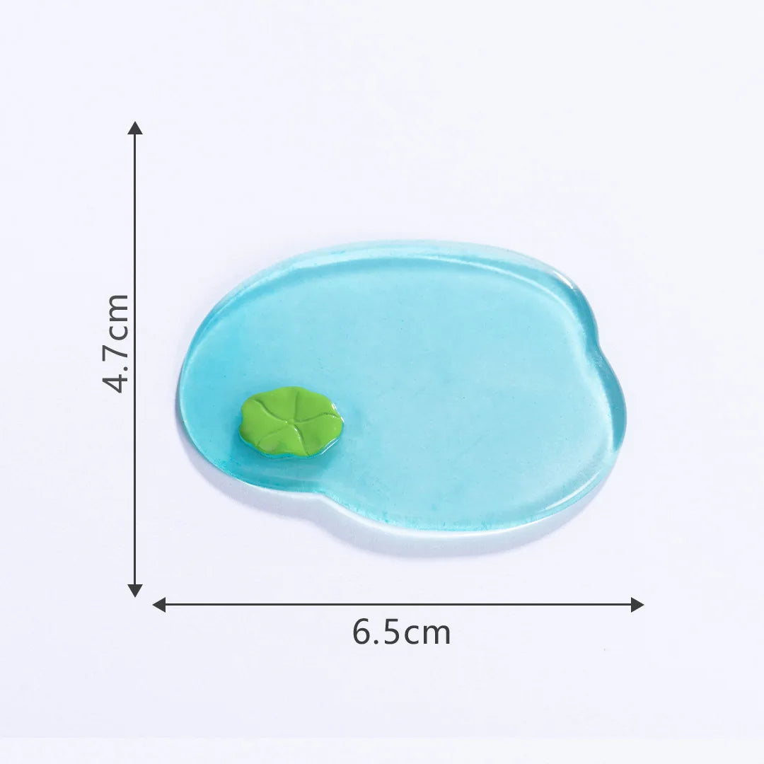 Miniature Landscape Mini Pool Model DIY Miniatures Fairy Garden Decor Micros Ponds Resin Craft Ornament Potted Bonsai Decor 피규어 Peaceful Pleasures Health and Wellness 12
