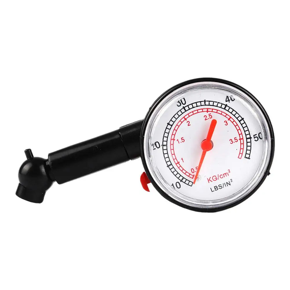 Auto Car Tire Pressure Gauge High-precision Tire Pressure Monitor Stainless Steel Manometer Air Pressure Meter Dial Tire Gauge Peaceful Pleasures Health and Wellness 1pcs