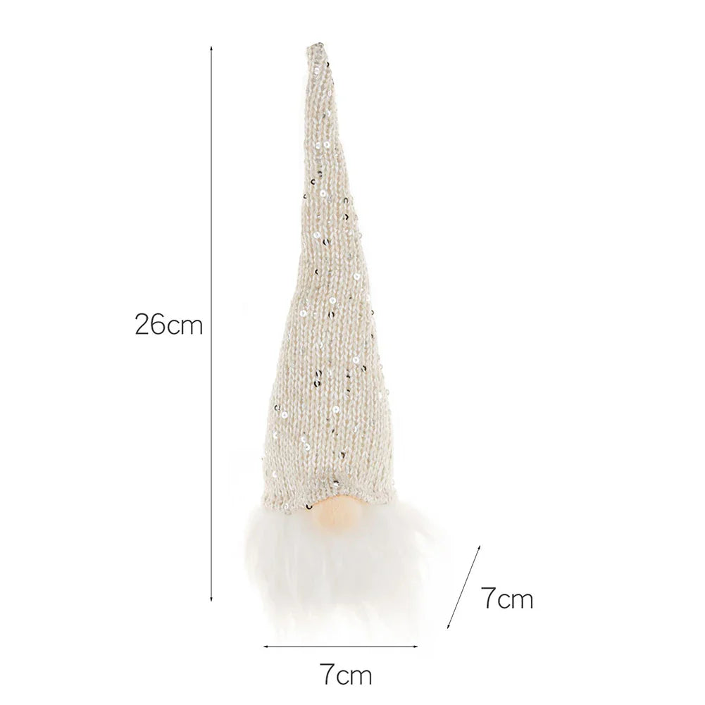 Christmas Gnome Plush Doll with LED Light | Festive Home Décor