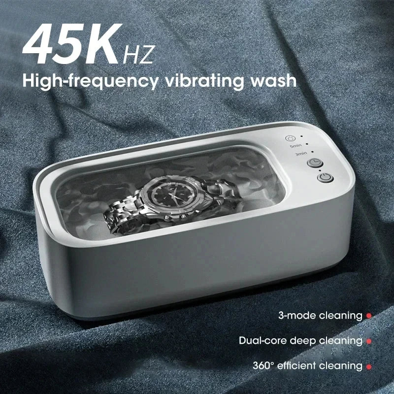 HOMEFISH Ultrasonic Cleaner – Jewelry, Glasses & More | 15W