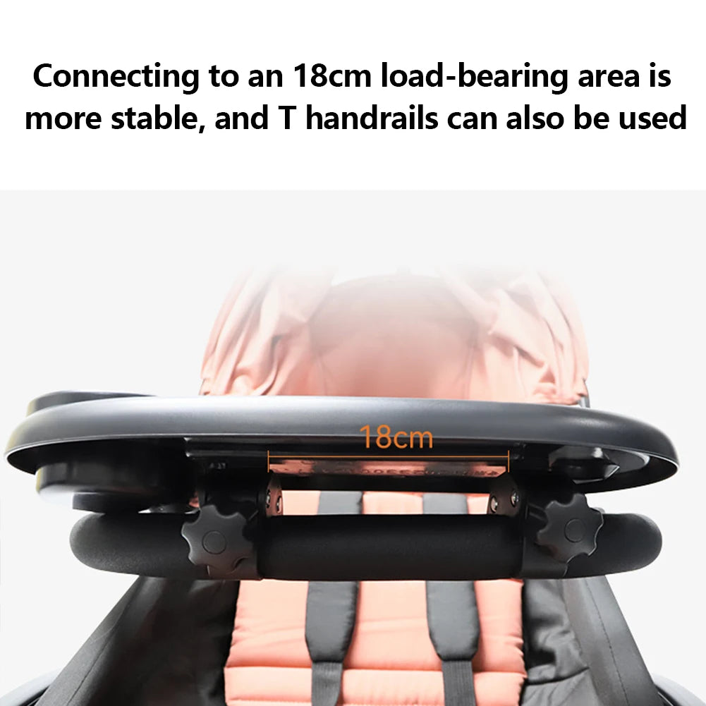 3-in-1 Baby Stroller Tray – Snack, Drink & Phone Holder