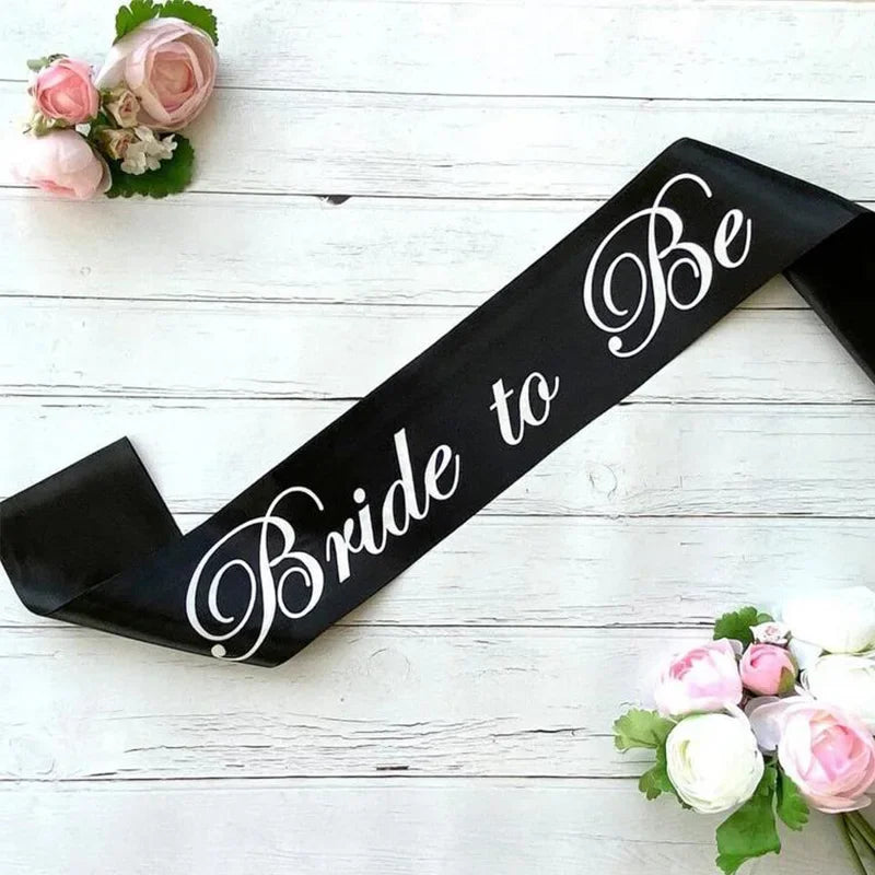 Bridal Party Sash – Bride, Bridesmaid, Maid of Honor Wedding Bridal Party Sash Peaceful Pleasures Health and Wellness bride to be