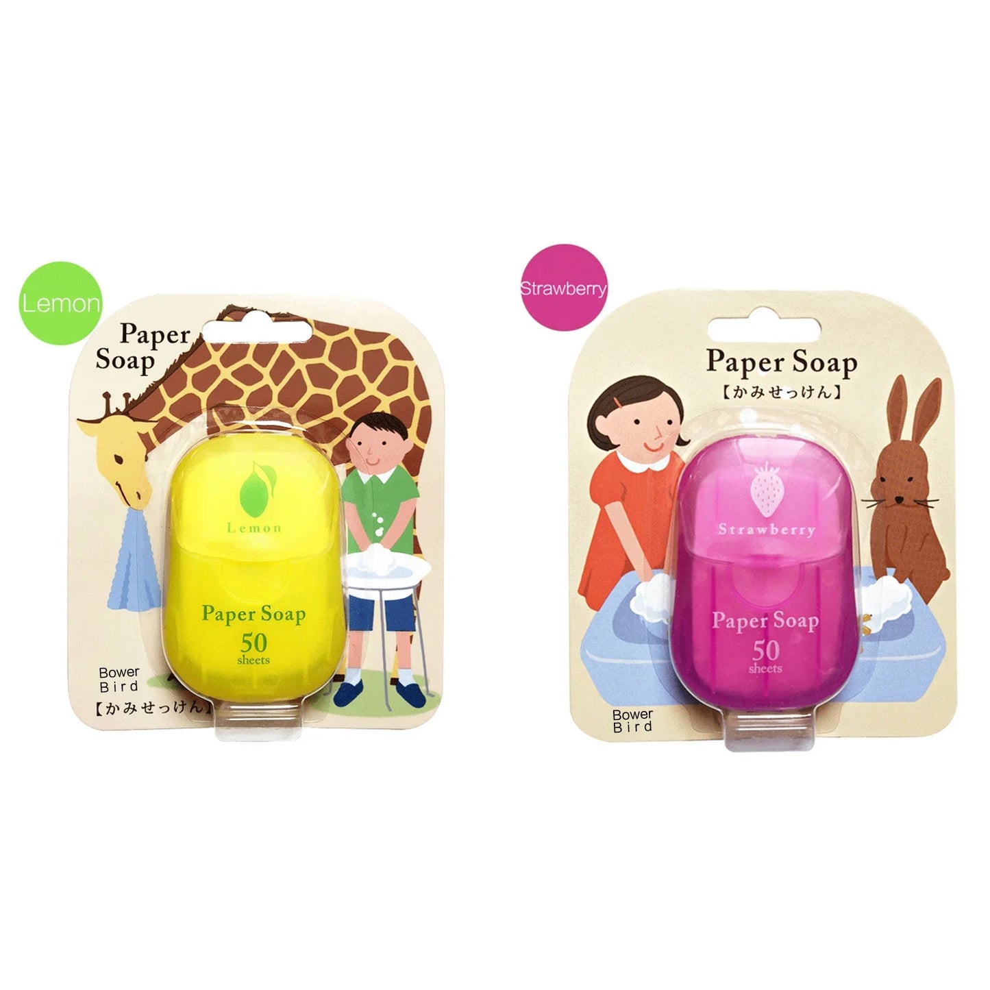 Portable Paper Soap Tablets – 50 Disposable Travel Soap Sheets