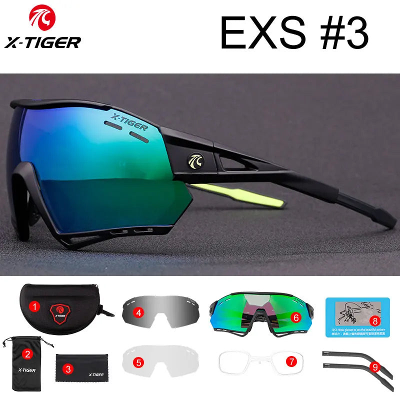 X-TIGER Polarized UV400 Cycling Sunglasses – Road & MTB