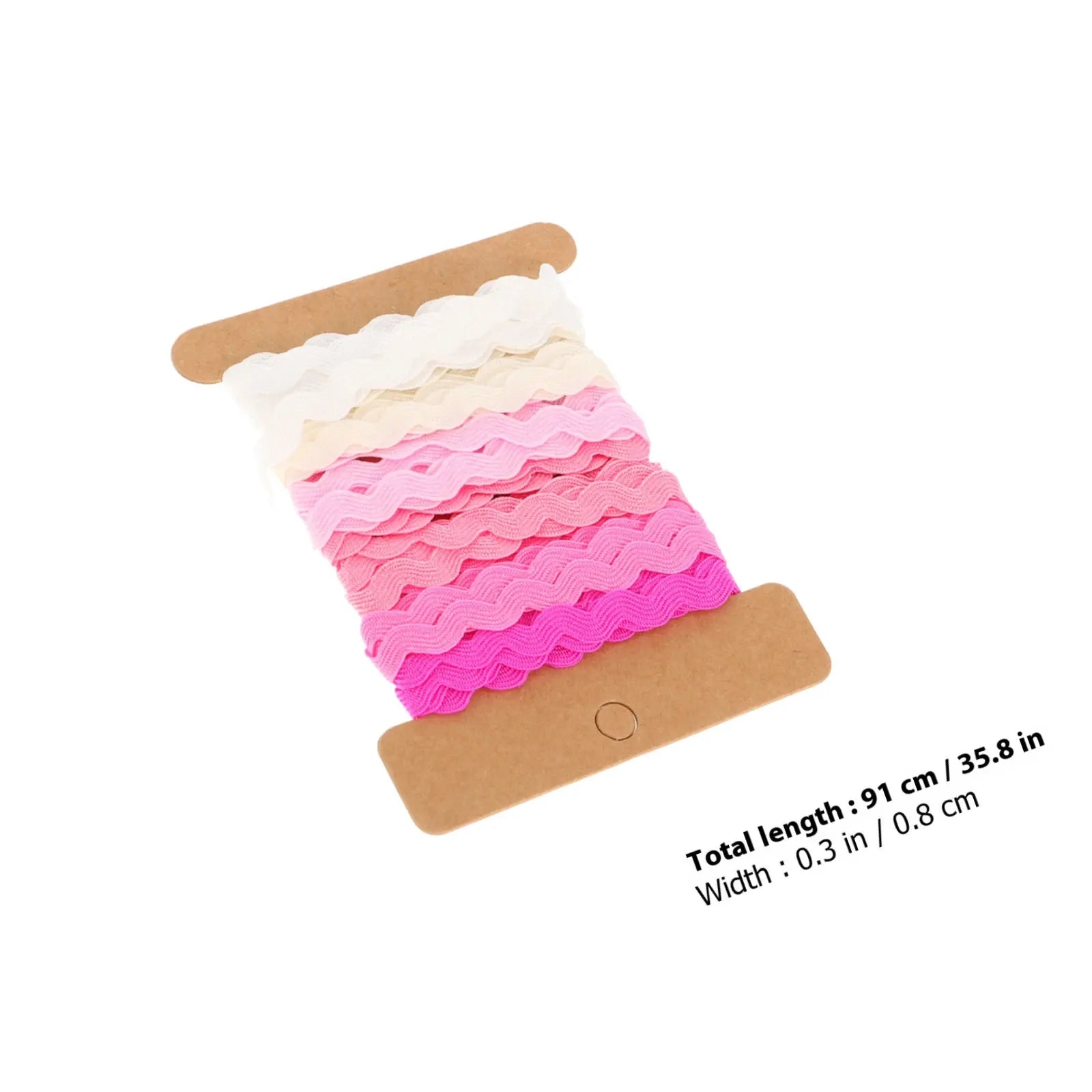 2Pcs Multicolor Wave Trim Ribbon Bright Gift Strips for Gift Wrapping Party Wedding DIY Crafts 6 Colors Wave Ribbon Peaceful Pleasures Health and Wellness