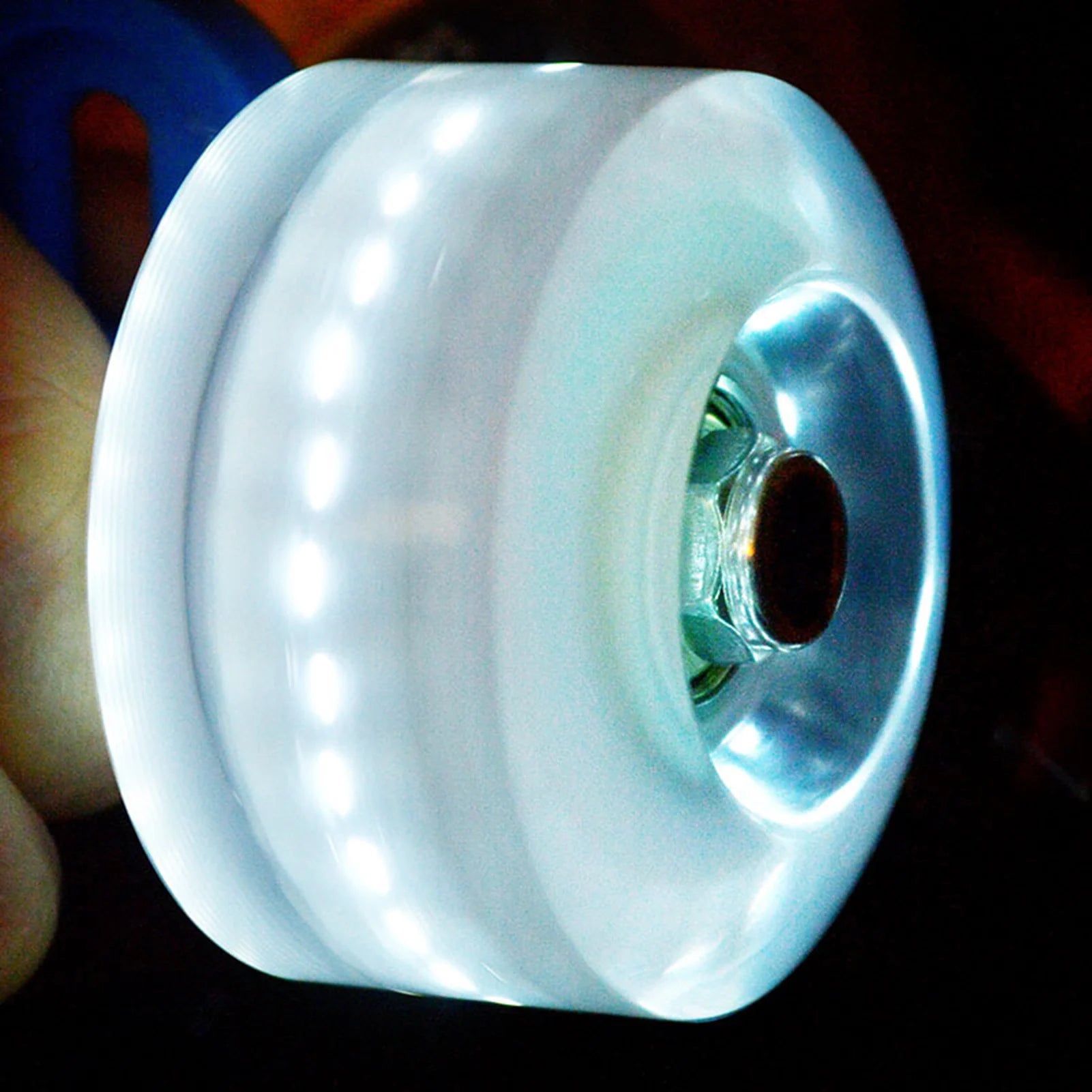 4pcs Luminous Roller Skate Wheels Reduce Friction Fast Rotation Wheels for Skateboarding Accessories Peaceful Pleasures Health and Wellness