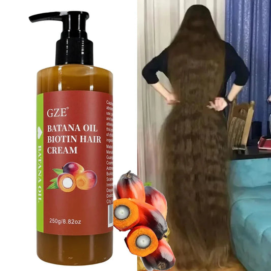 GZE Batana Oil & Biotin Hair Cream – Anti-Breakage, Dry Hair Hair Treatment Cream Oasis Select