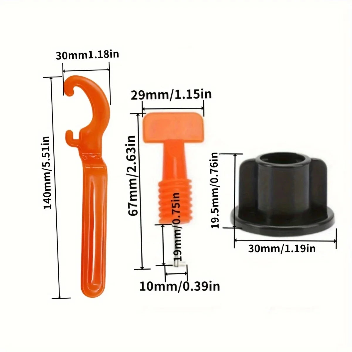 326-Piece Tile Leveling System – Spacers, Wedges & Wrench Kit Peaceful Pleasures Health and Wellness