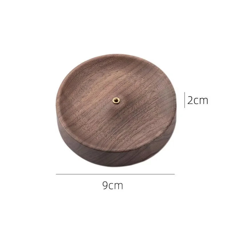 Solid Wood Incense Burner Tray | Handmade Agarwood Holder
