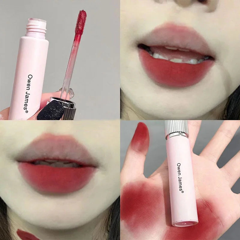 Korean Matte Mousse Lipstick | Velvet Long-Lasting Lip Color