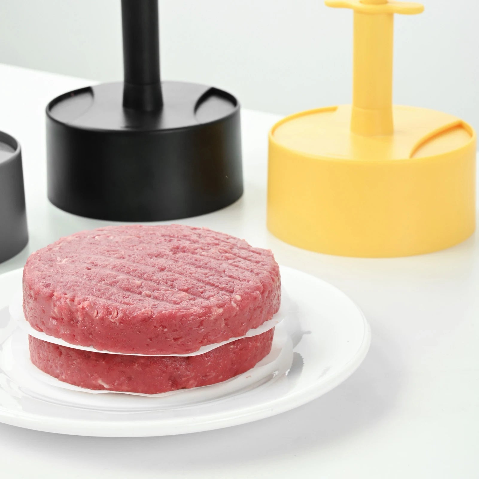 Round Hamburger Meat Pie Press Maker Food Grade Lightweight Manual Hamburger Patty Maker Making Mold Tool Kitchen Supplies Peaceful Pleasures Health and Wellness
