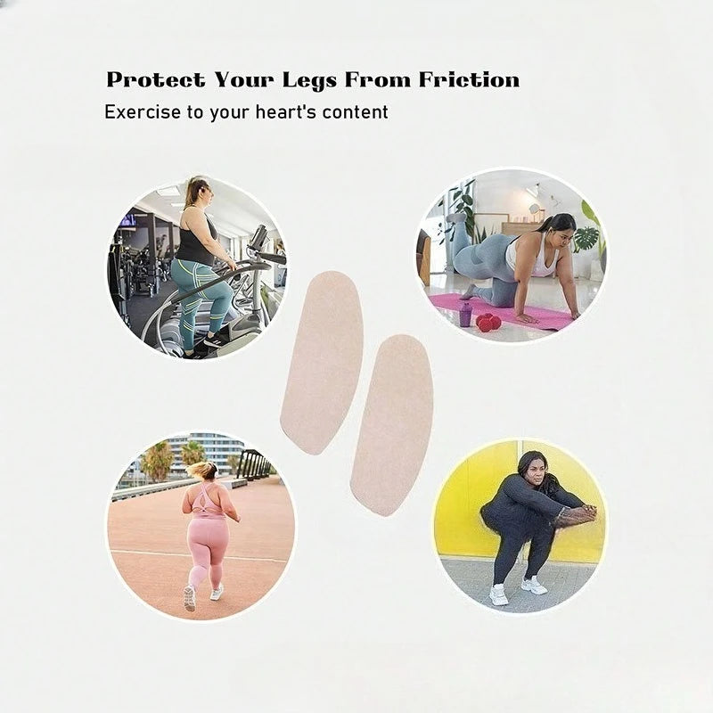 Anti-Friction Thigh Guard Patches – Invisible & Sweatproof Anti-Chafe Patches Peaceful Pleasures Health and Wellness