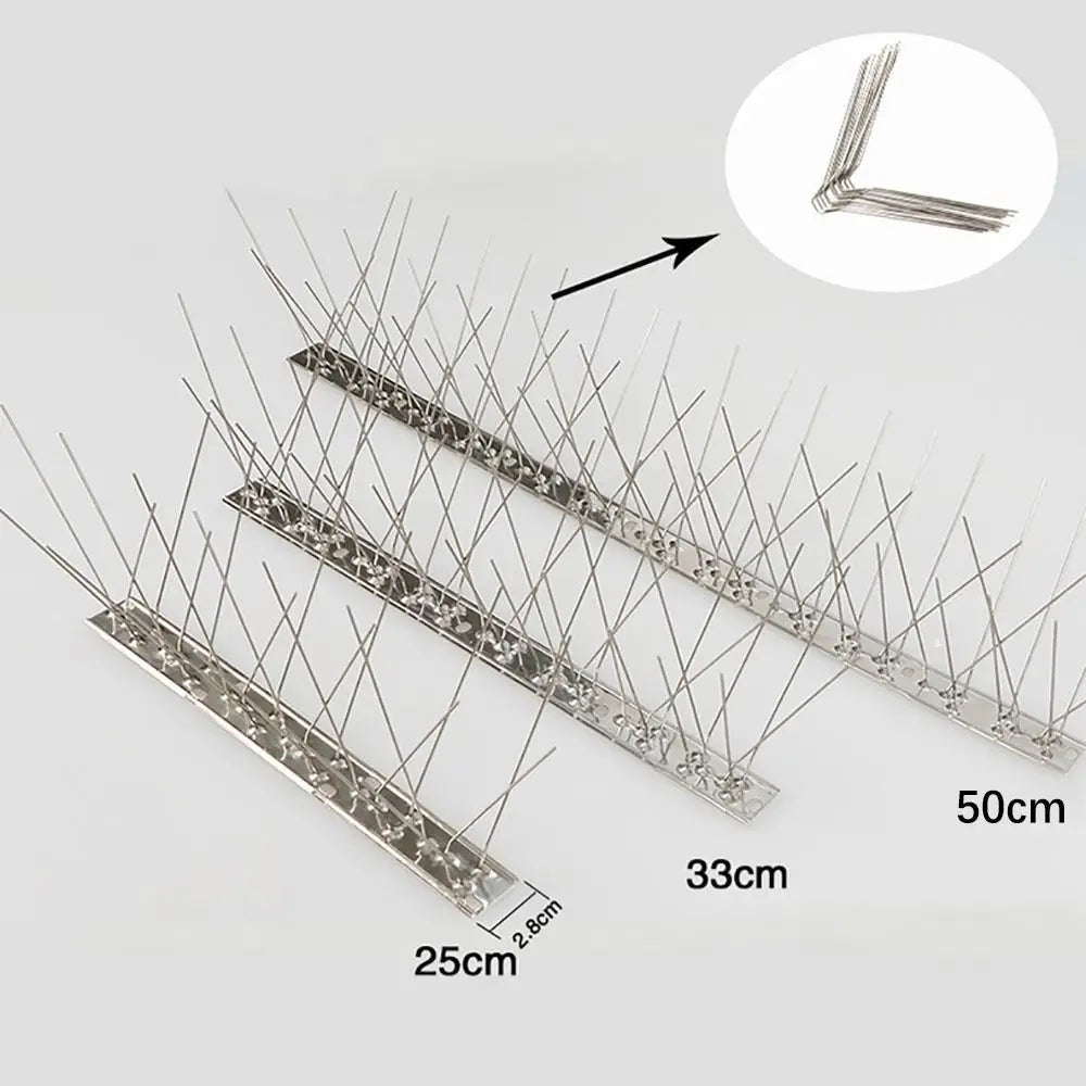 Stainless Steel Bird Spikes 25/33/50cm – Rust-Proof Deterrent
