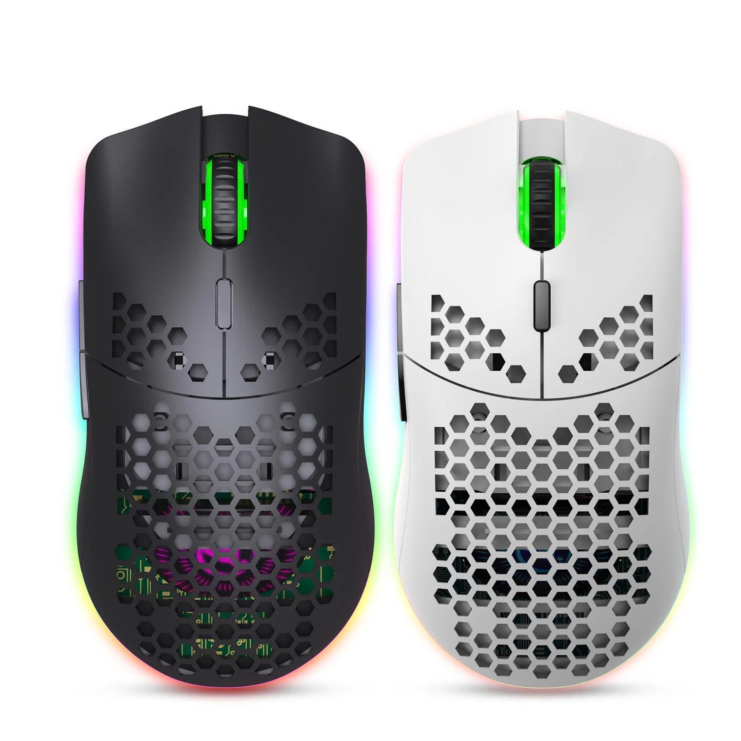 HXSJ T66 RGB Wireless Gaming Mouse | 2.4G, 3600 DPI, Ergonomic