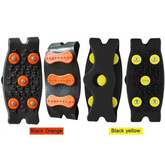 5-Stud Snow Crampons | Anti-Slip Ice Cleats for Hiking Snow Crampons Oasis Select Red