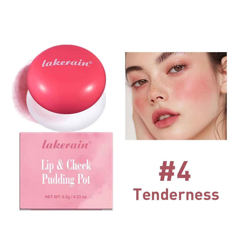 Lip&Cheek Blurry Pudding Pot | Blushed Moment - Baby | Makeup Blush, Buildable Lightweight, Multi-Use Soft Matte Finish | 5g Peaceful Pleasures Health and Wellness 4