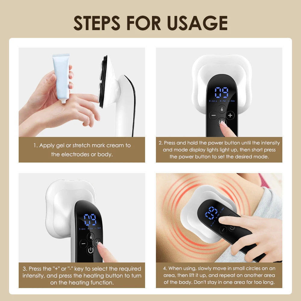 EMS Body Sculpting Massager Abdominal Muscle Stimulator Fitness Fat Explode Body Contouring Home Beauty Device For Leg Arm Waist Peaceful Pleasures Health and Wellness