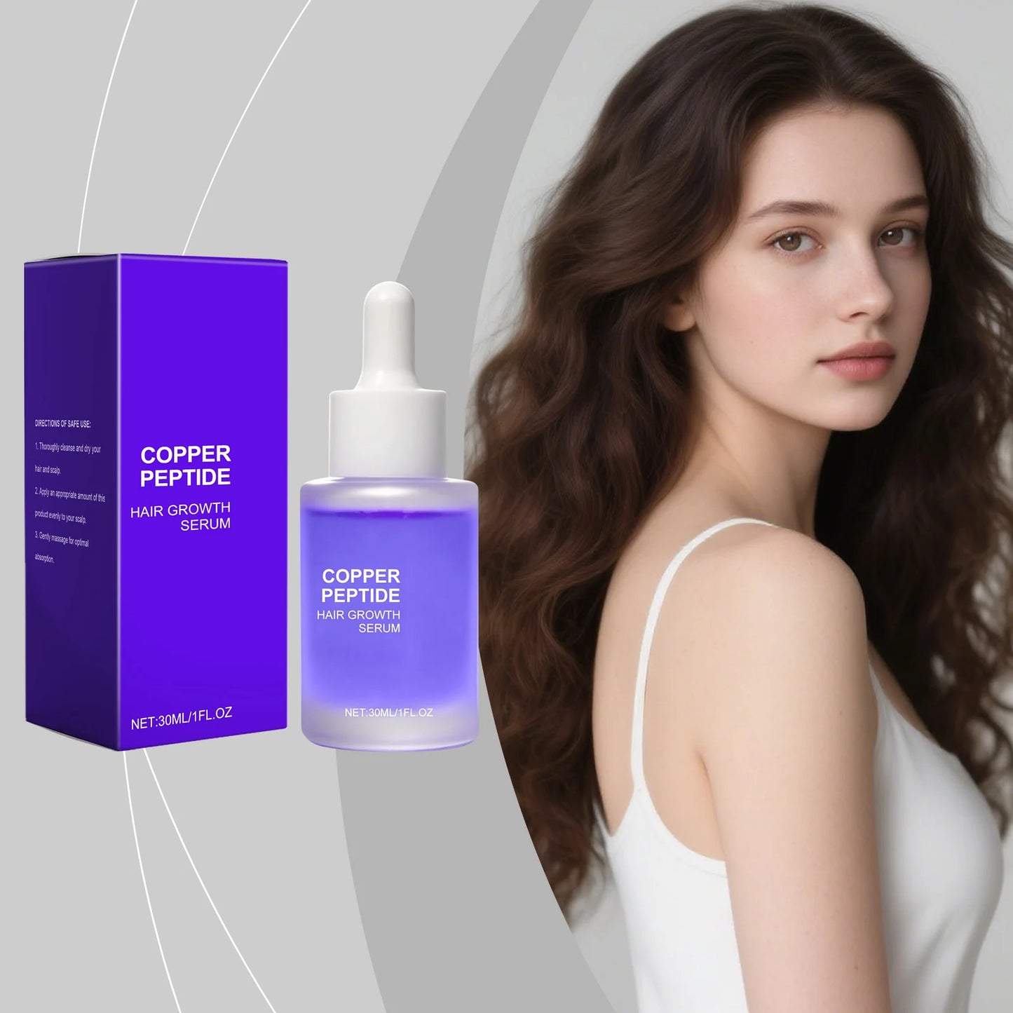 Rosemary Nourish Hair Care Essence Repair Damaged Hair Follicles Strengthen Hair Roots Oil Control Moisturizing scalp Care Serum Peaceful Pleasures Health and Wellness