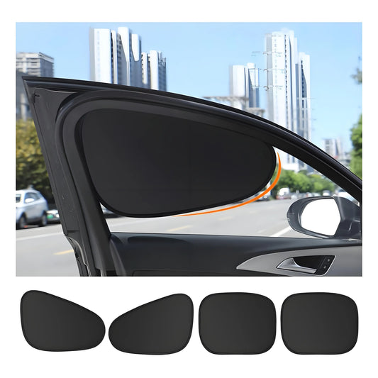 4-Layer Electrostatic Car Side Window Sun Shade | UV Blocker Car Window Sun Shade Oasis Select