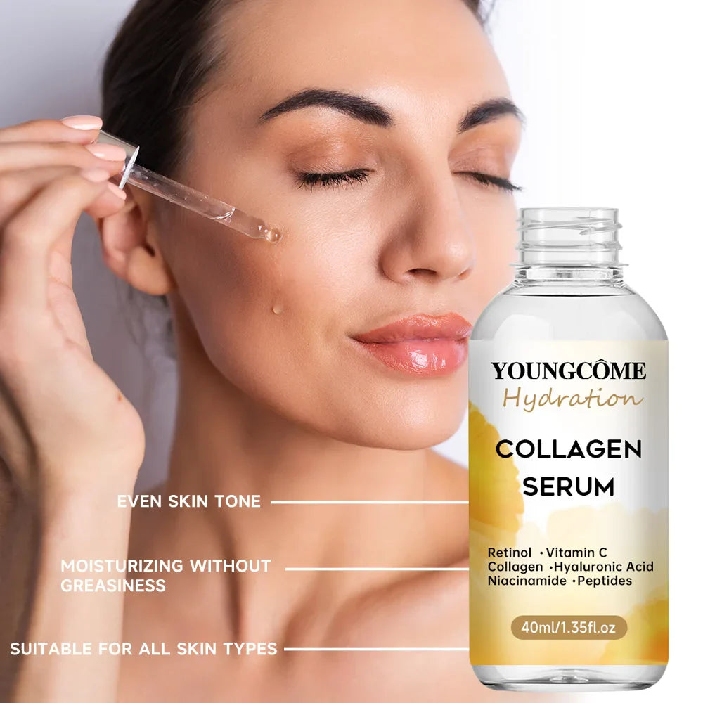 YOUNGCOME Collagen & Niacinamide Face Serum – Firm & Glow