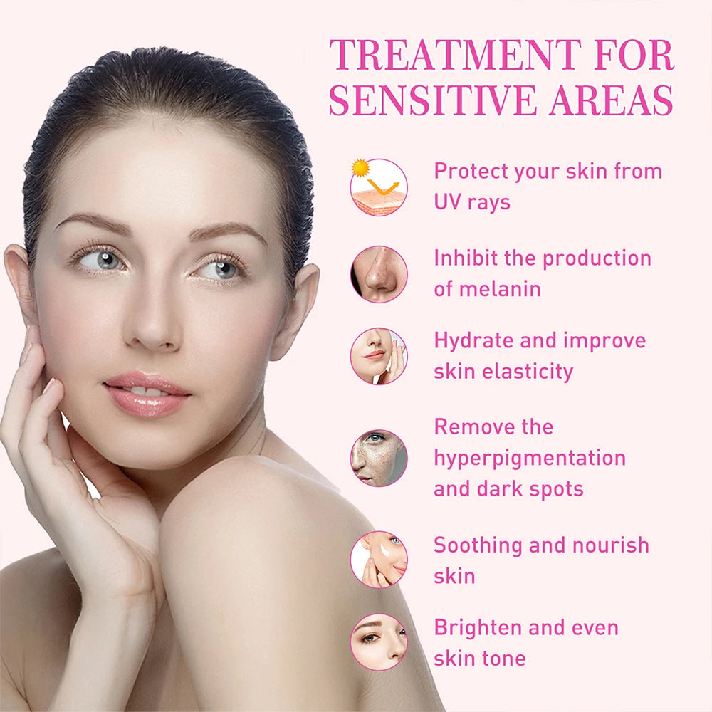 Face Body Brightening Cream Neck Knee Buttocks Thigh Underarm Inner Lightening Lotion Feminine Nourishing Dark Skin Care Cream Peaceful Pleasures Health and Wellness