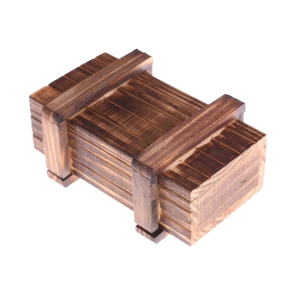 Magic Wooden Puzzle Box with Secret Drawer | Brain Teaser Gift