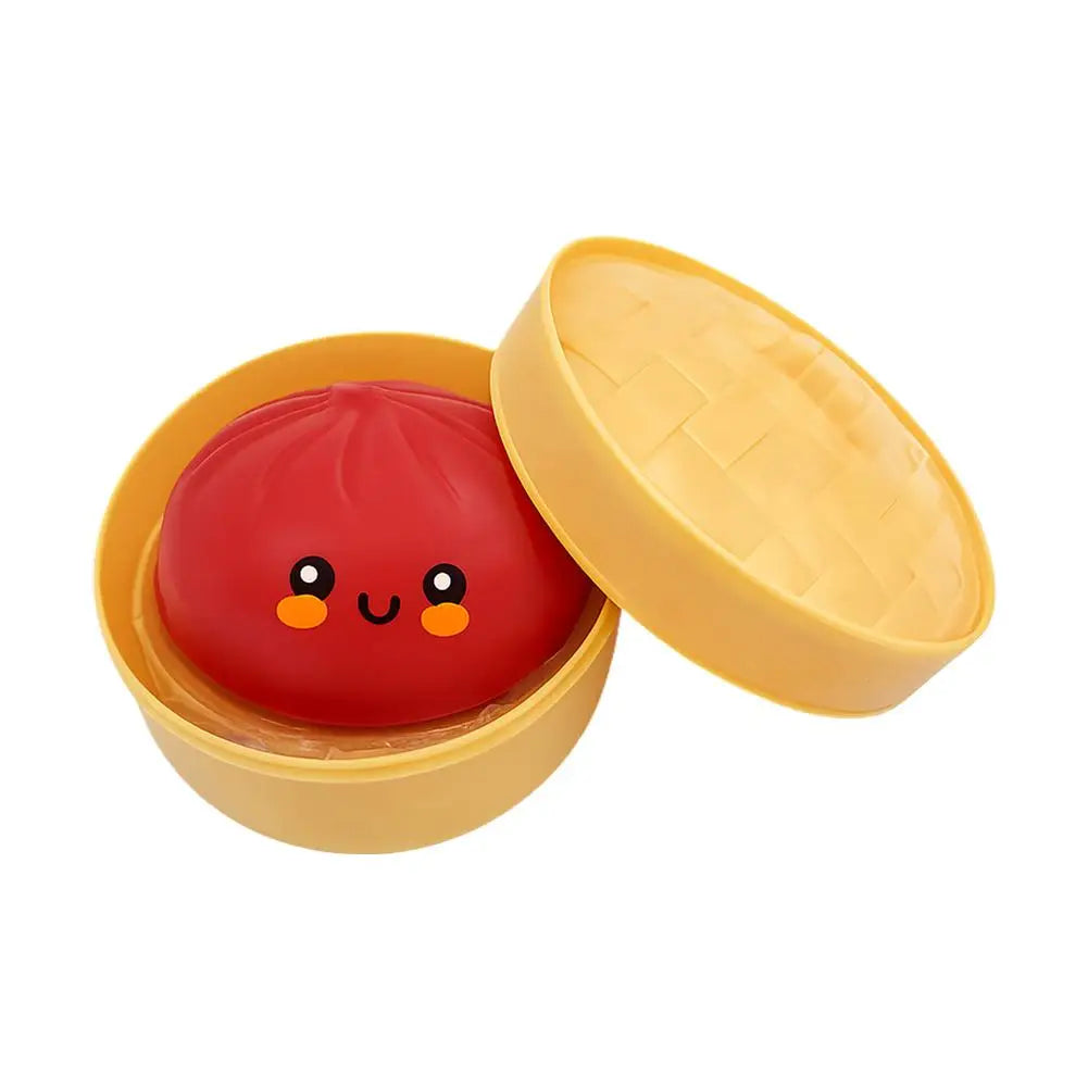 Squishy Dumpling Sensory Toy | Colorful Glitter Squeeze Toy