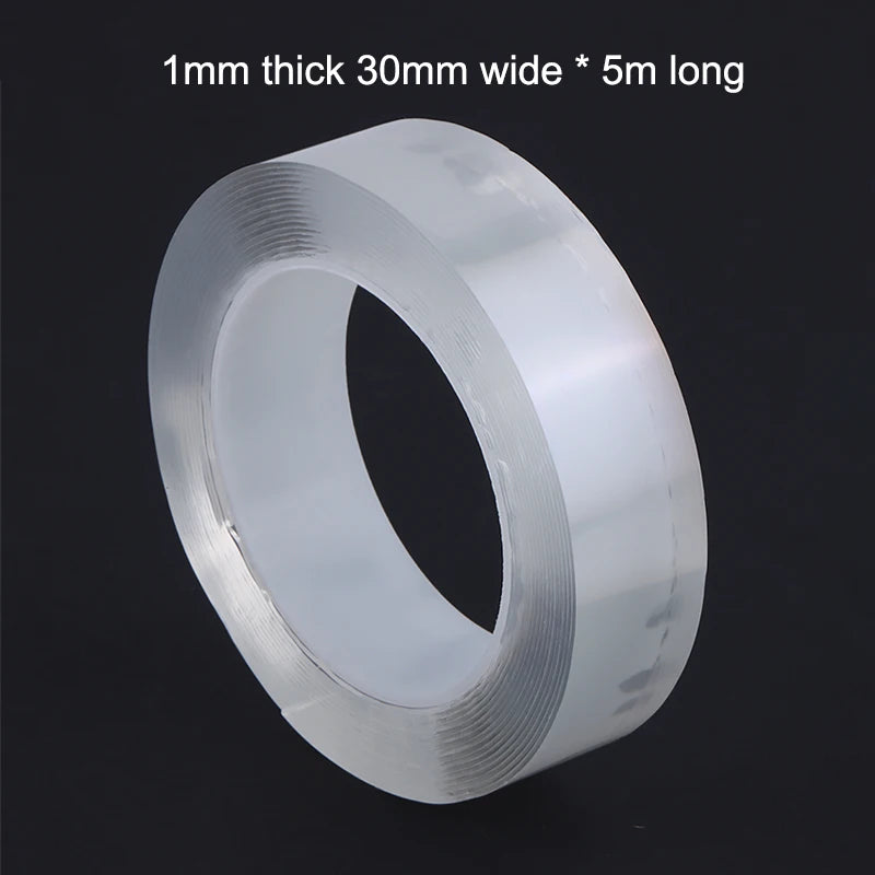 Kitchen Bathroom Nano Tape Super Strong Double Sided Tape Extra Strong Adhesive Non-slip Tape Waterproof Transparent Tape Peaceful Pleasures Health and Wellness A8