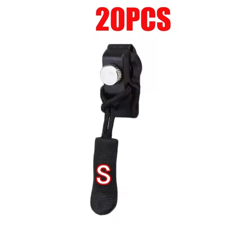 3-20Pcs Zipper Repair Kit Detachable Zipper Pulls for Bags Coats Clothes Shoes No Tools Needed Replacement Zipper Heads 2026 Peaceful Pleasures Health and Wellness S-20PCS