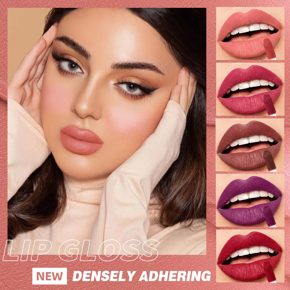 QIBEST 24-Shade Matte Liquid Lipstick – Waterproof & Long-Lasting