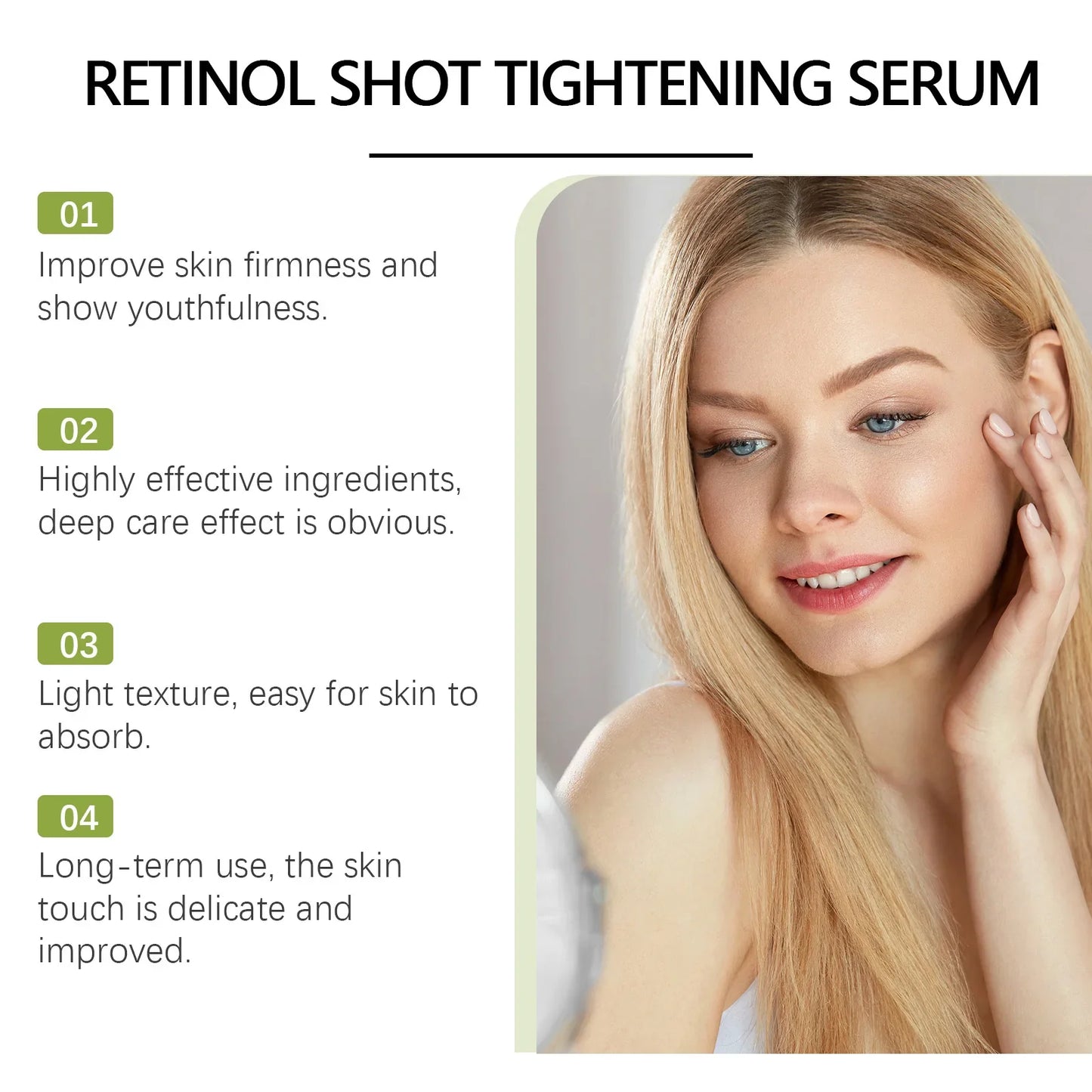 Hoygi Retinol Face Serum – Firming, Anti-Aging & Pore Minimizer
